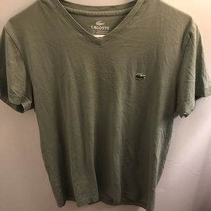 Green Lacoste T-shirt